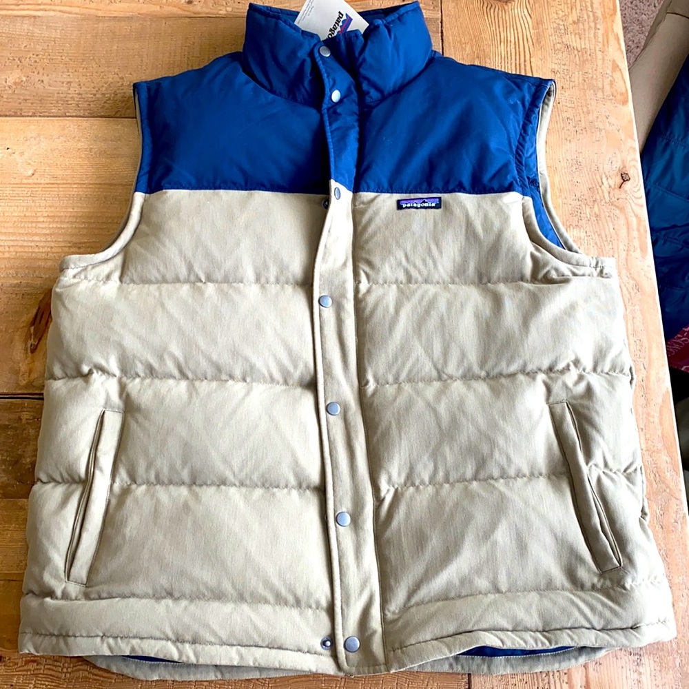 Patagonia Men’s Bivy Down Vest Puffer Vest XL NWT